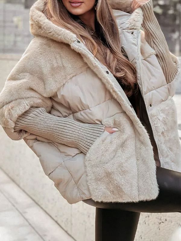 Veste bomber femme à capuche