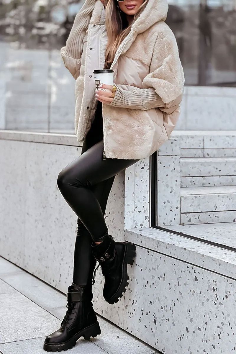 Veste bomber femme à capuche