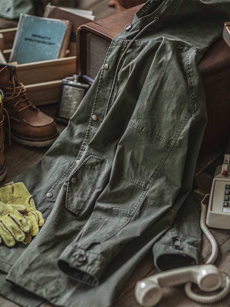 Parka homme style militaire M51 à capuche