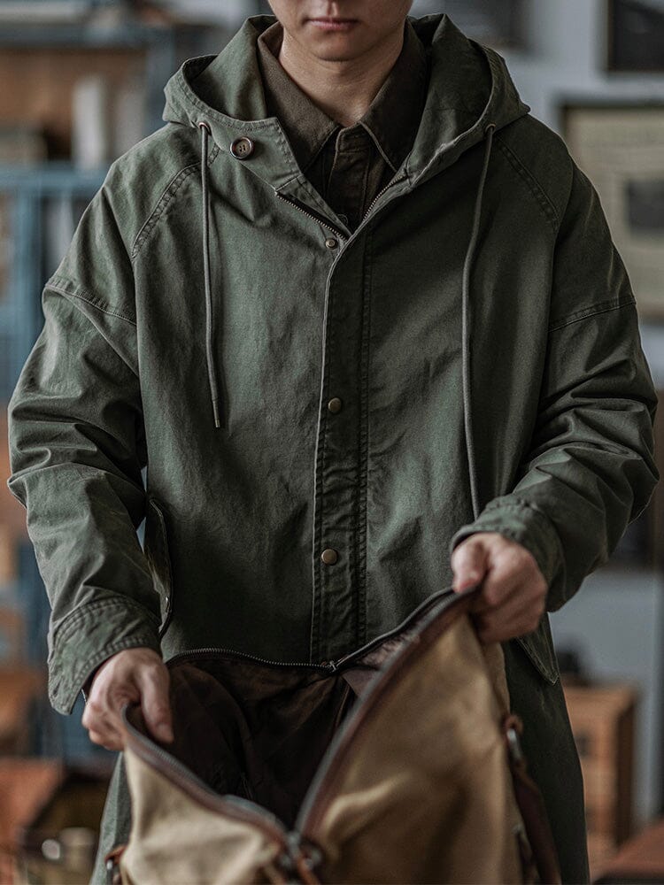Parka homme style militaire M51 à capuche