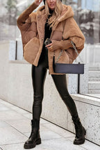 Veste bomber femme à capuche