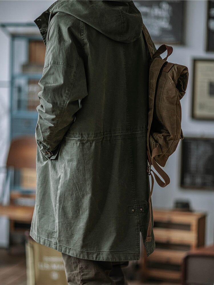 Parka homme style militaire M51 à capuche