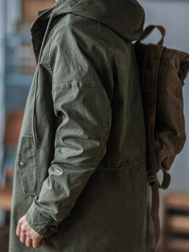 Parka homme style militaire M51 à capuche