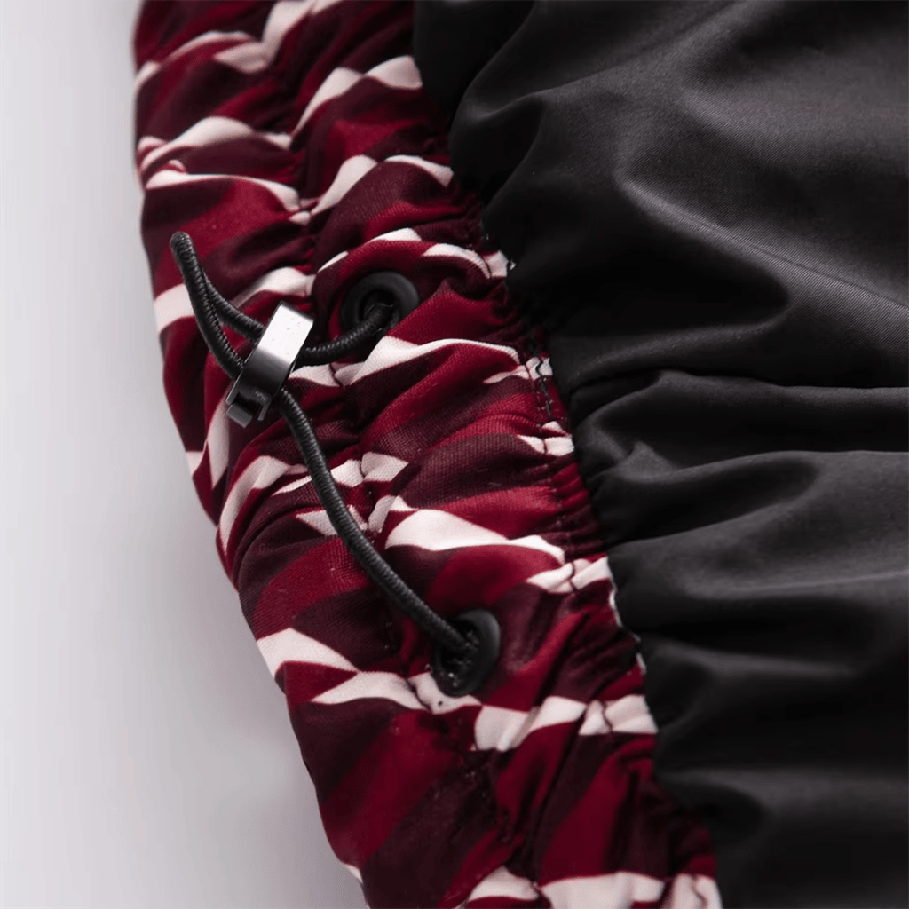 Veste de ski femme Courchevel, détail de la fermeture et des poches