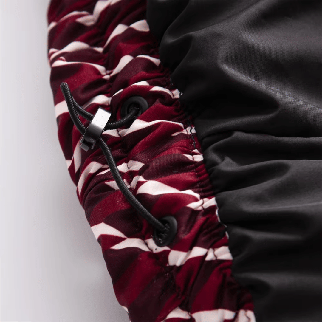 Veste de ski femme Courchevel, détail de la fermeture et des poches