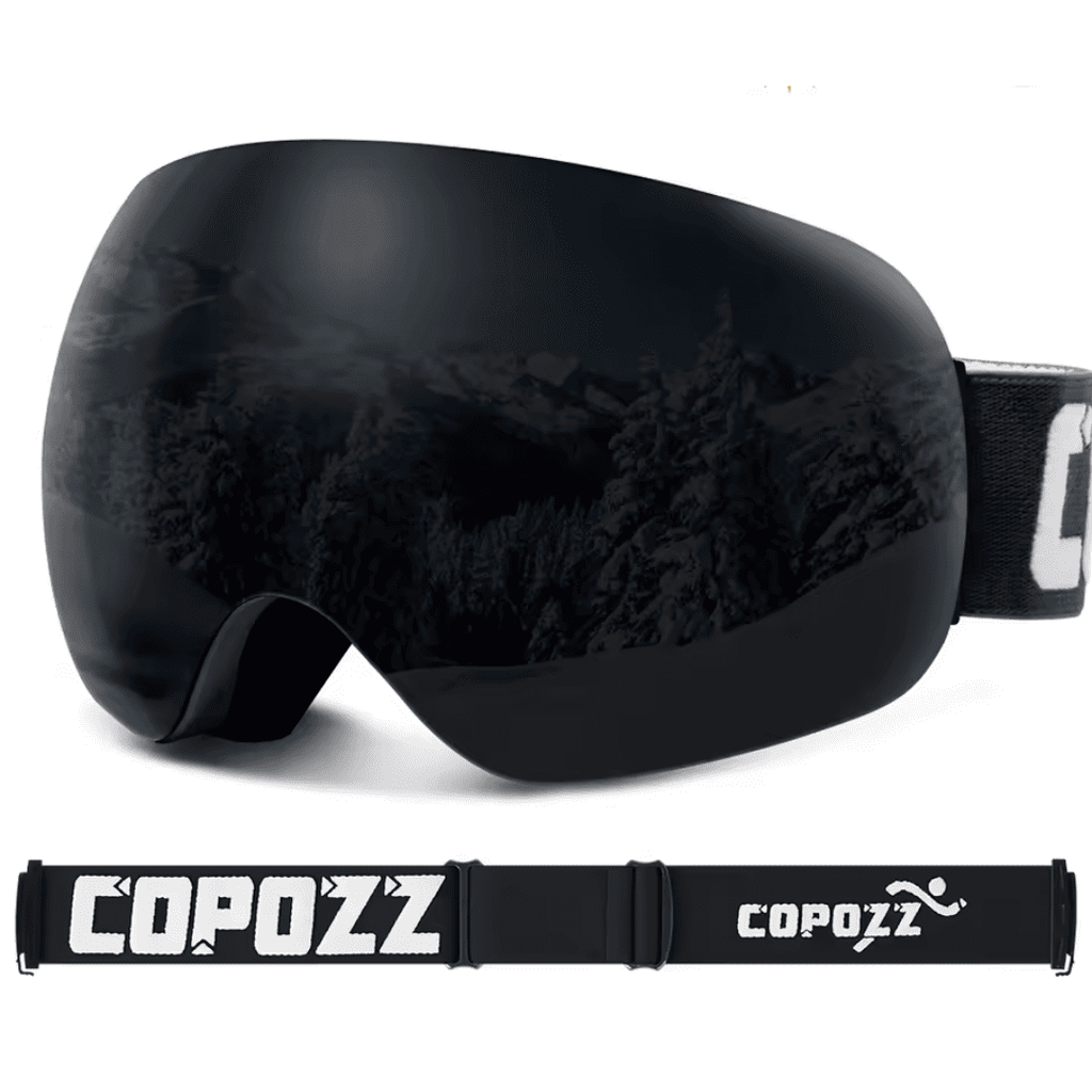 Détail de l'écran antibuée du masque de ski