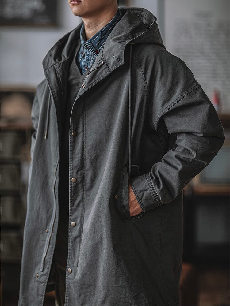 Parka homme style militaire M51 à capuche