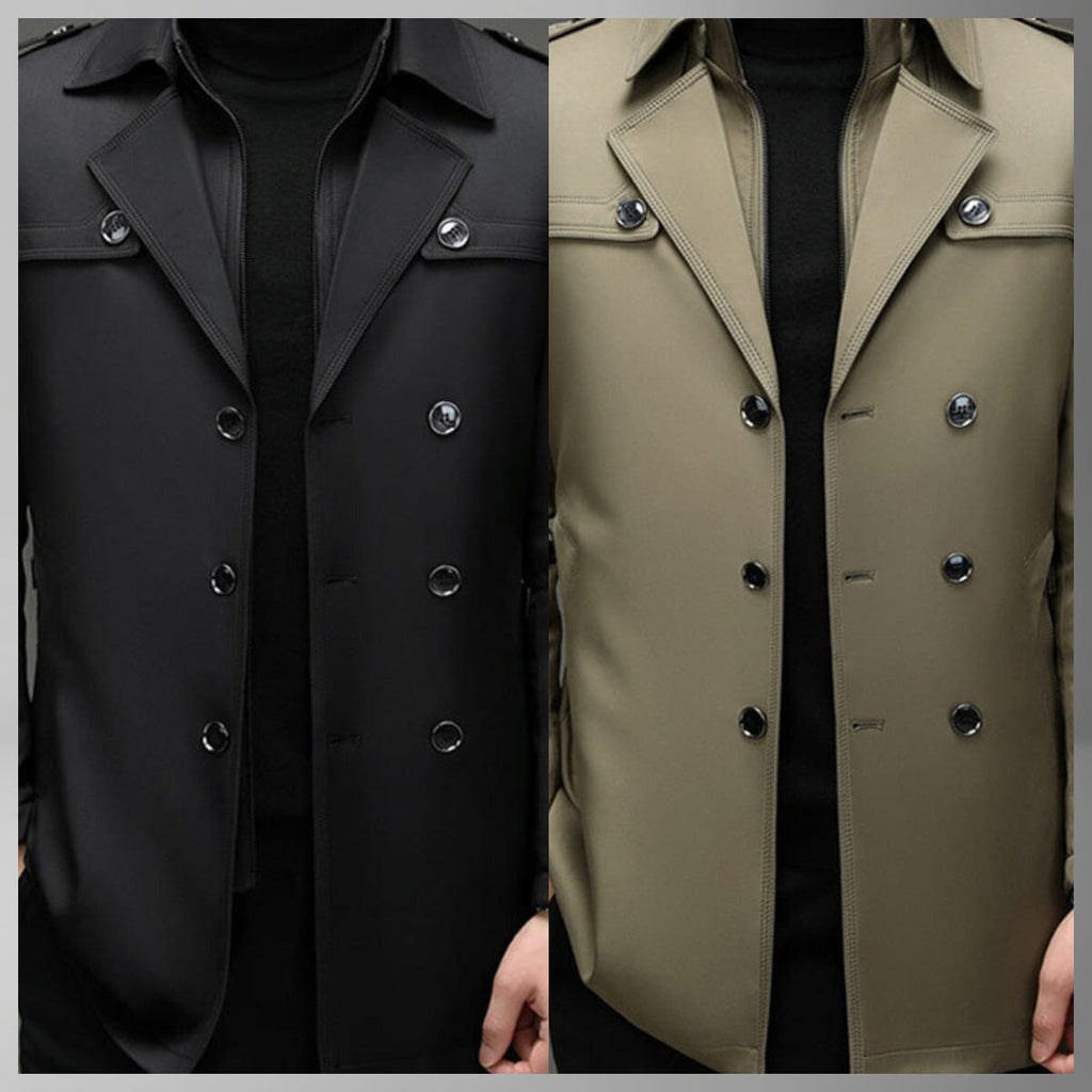 Trench homme mi-long doublure amovible