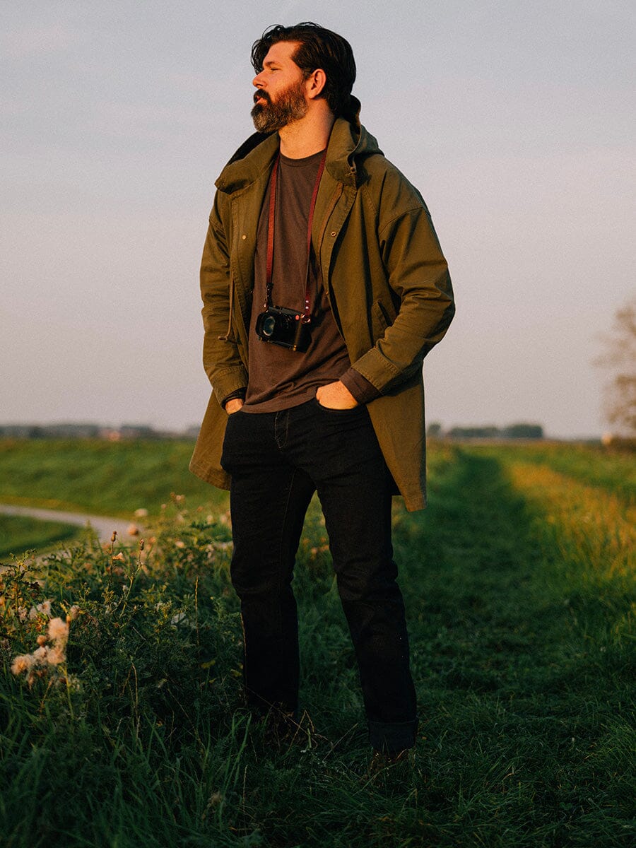 Parka homme style militaire M51 à capuche