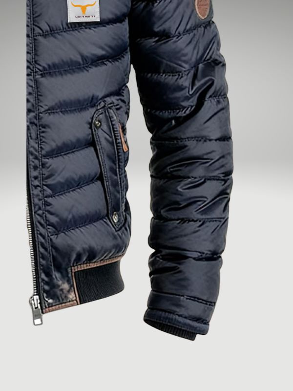 Veste matelassée homme col montant