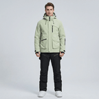 Ensemble de ski homme veste et salopette, vue de face