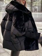 Veste bomber femme à capuche