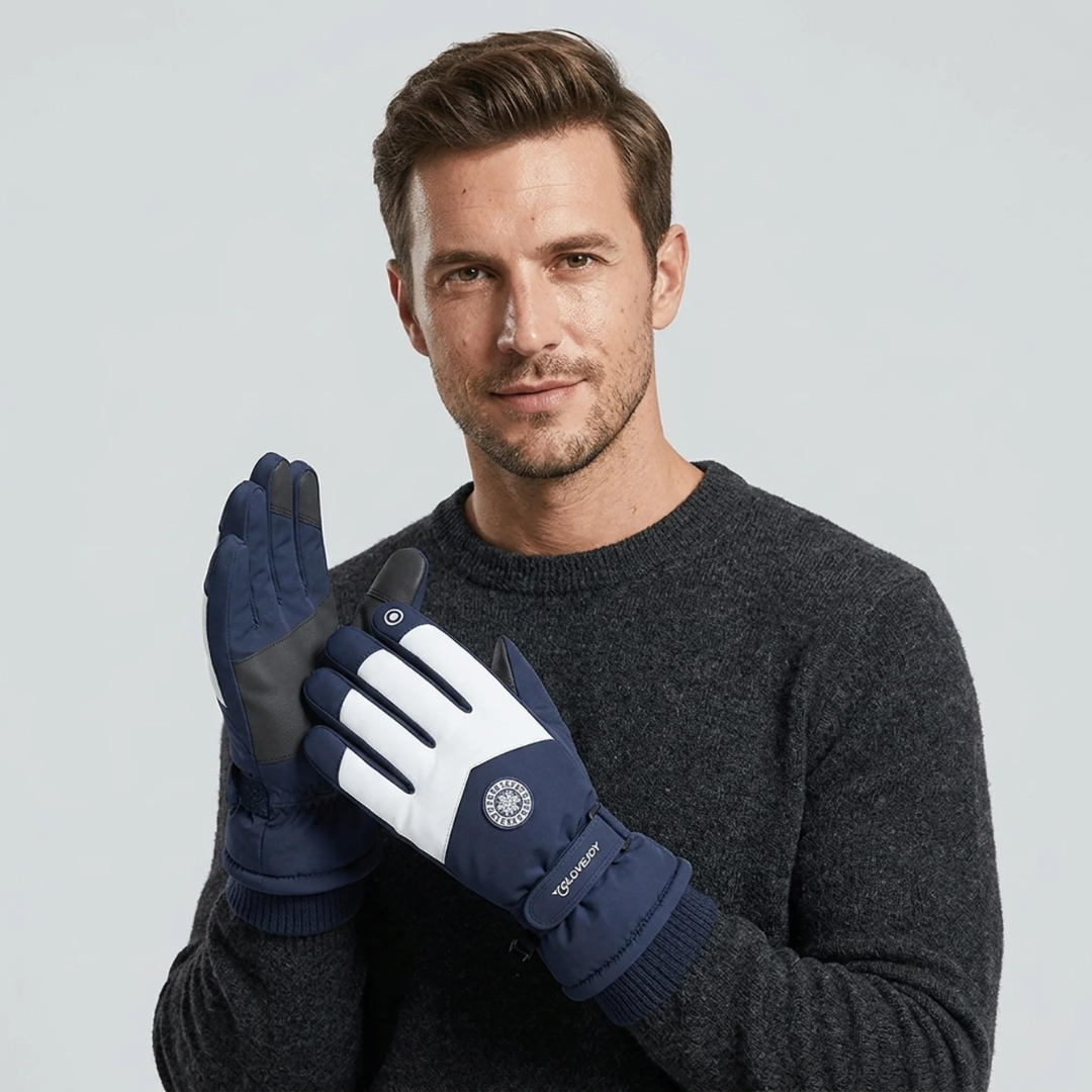 Gants de ski homme imperméables et tactiles