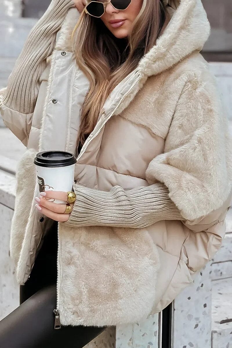 Veste bomber femme à capuche