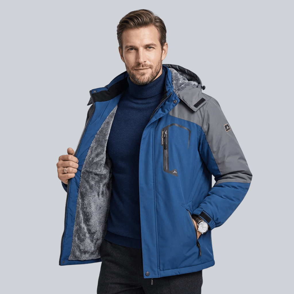 Doublure thermique interieure de la veste de neige homme