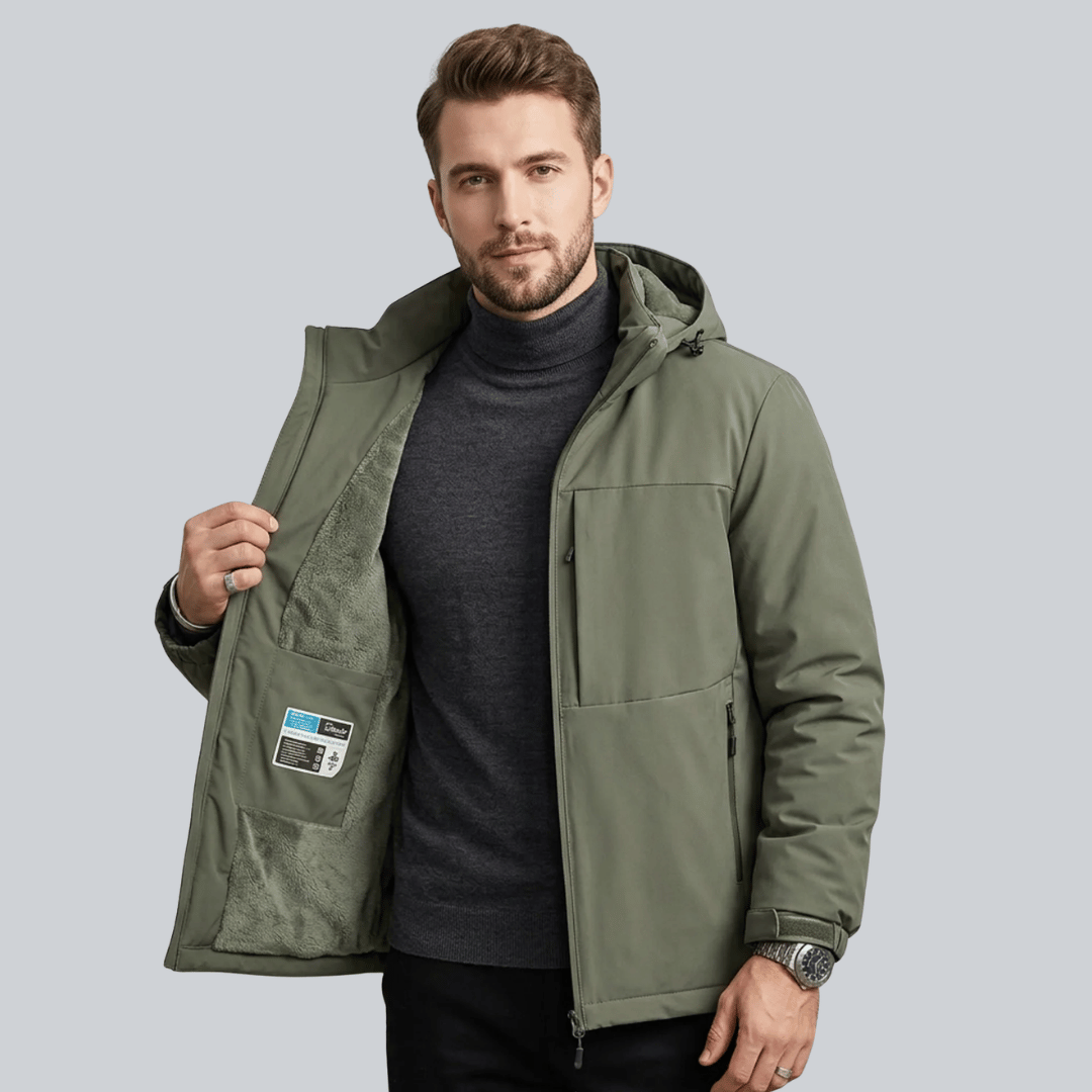 Manteau polaire homme, vue de face