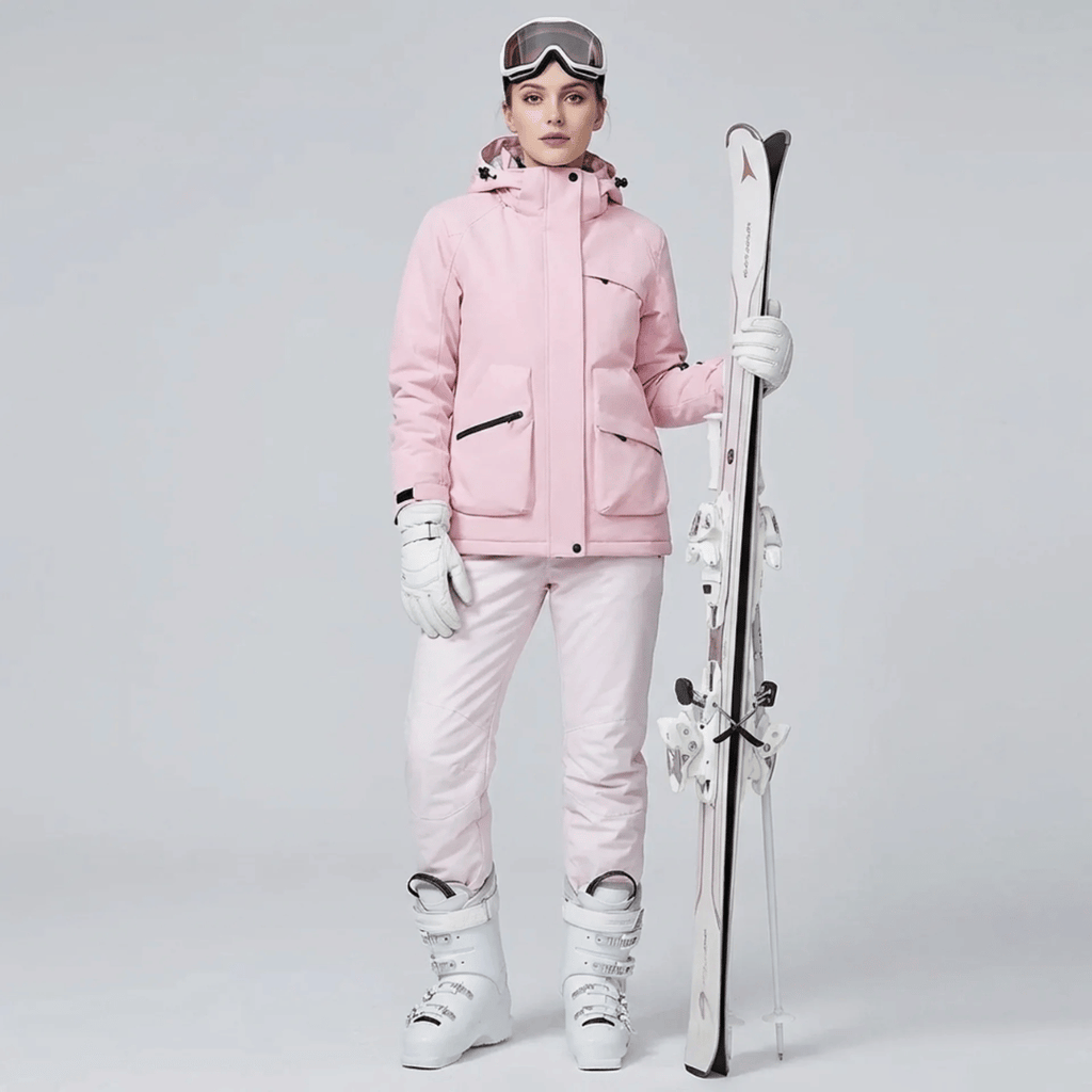 Ensemble de ski femme veste et salopette, vue de face