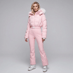 Combinaison de ski femme Chamonix imperméable, vue de face