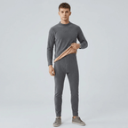 Detail du col montant du haut thermique homme