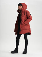 Parka matelassée longue unisexe coupe-vent