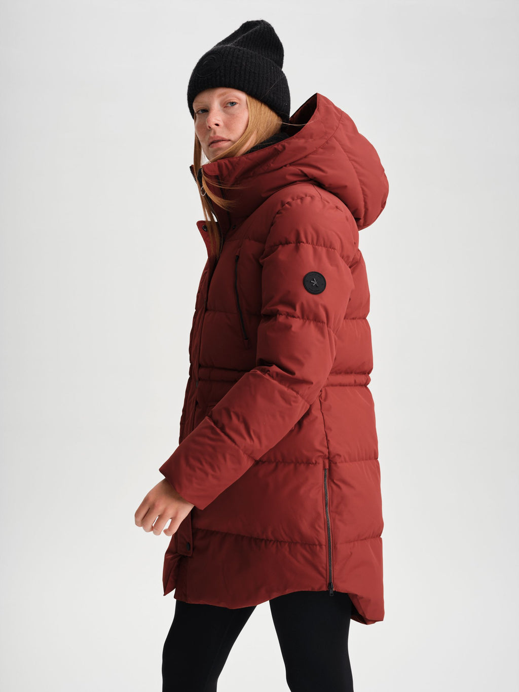 Parka matelassée longue unisexe coupe-vent