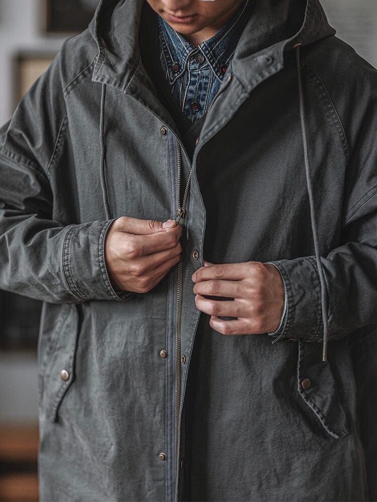 Parka homme style militaire M51 à capuche