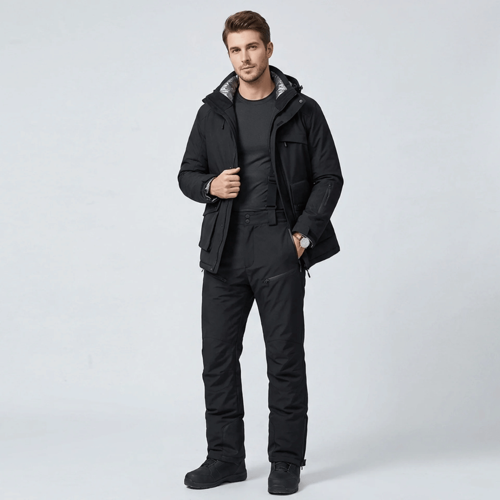 Salopette de ski homme a bretelles reglables