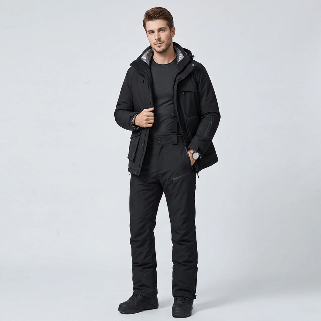 Salopette de ski homme a bretelles reglables