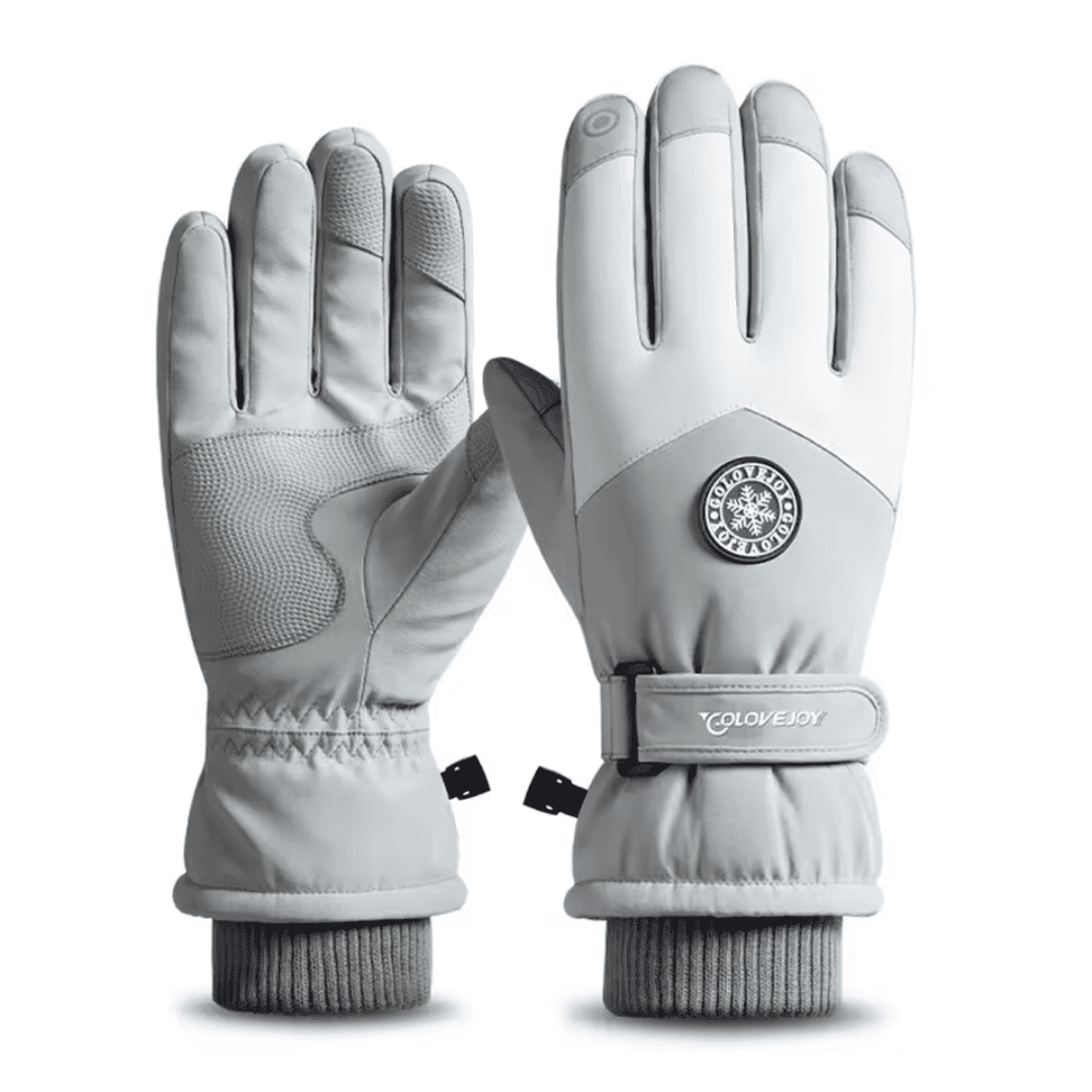 Gants de ski femme vus de dos