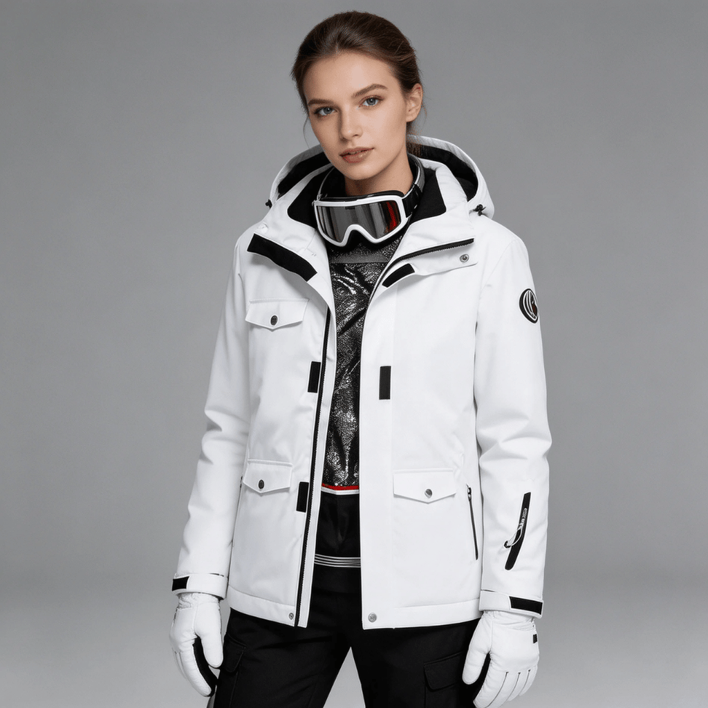 Manteau de neige femme, coloris rose