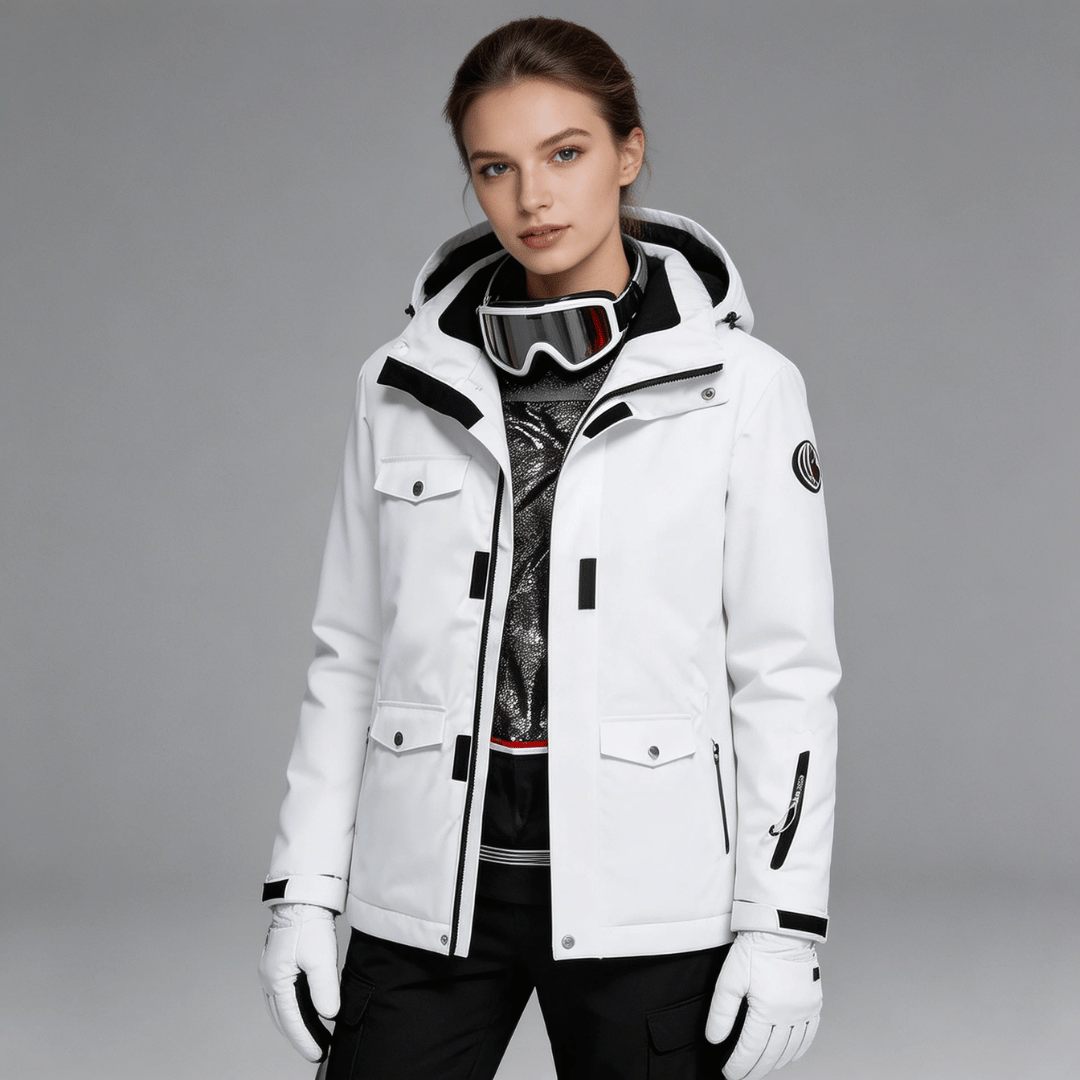 Manteau de neige femme, coloris rose