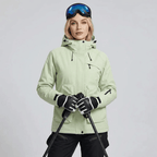 Ensemble de ski femme imperméable, coloris bleu ciel