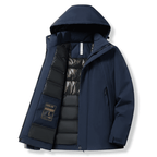 Coloris disponibles de la doudoune impermeable homme