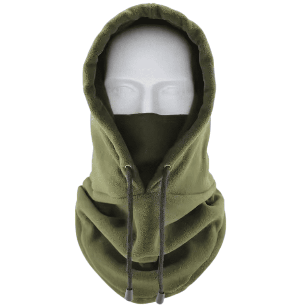 Cagoule polaire mixte vue de profil