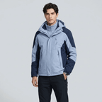 Detail du zip et des poches de la veste 3 en 1 homme