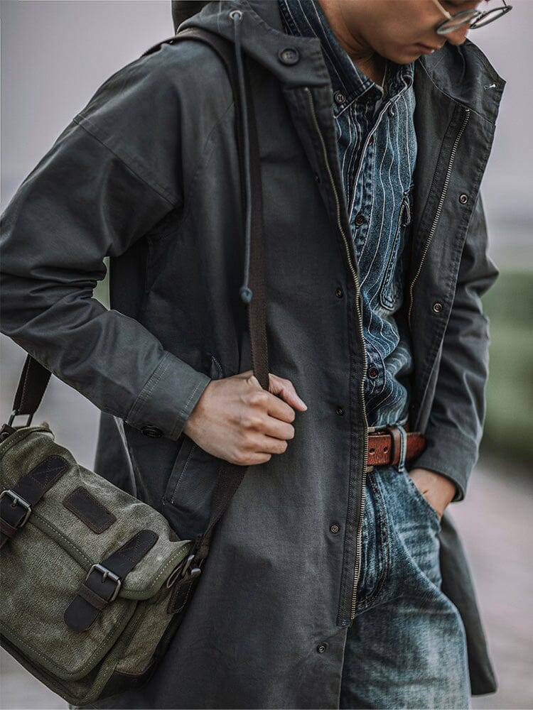 Parka homme style militaire M51 à capuche