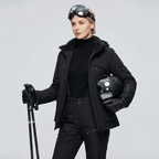 Ensemble de ski femme, coloris rose poudré
