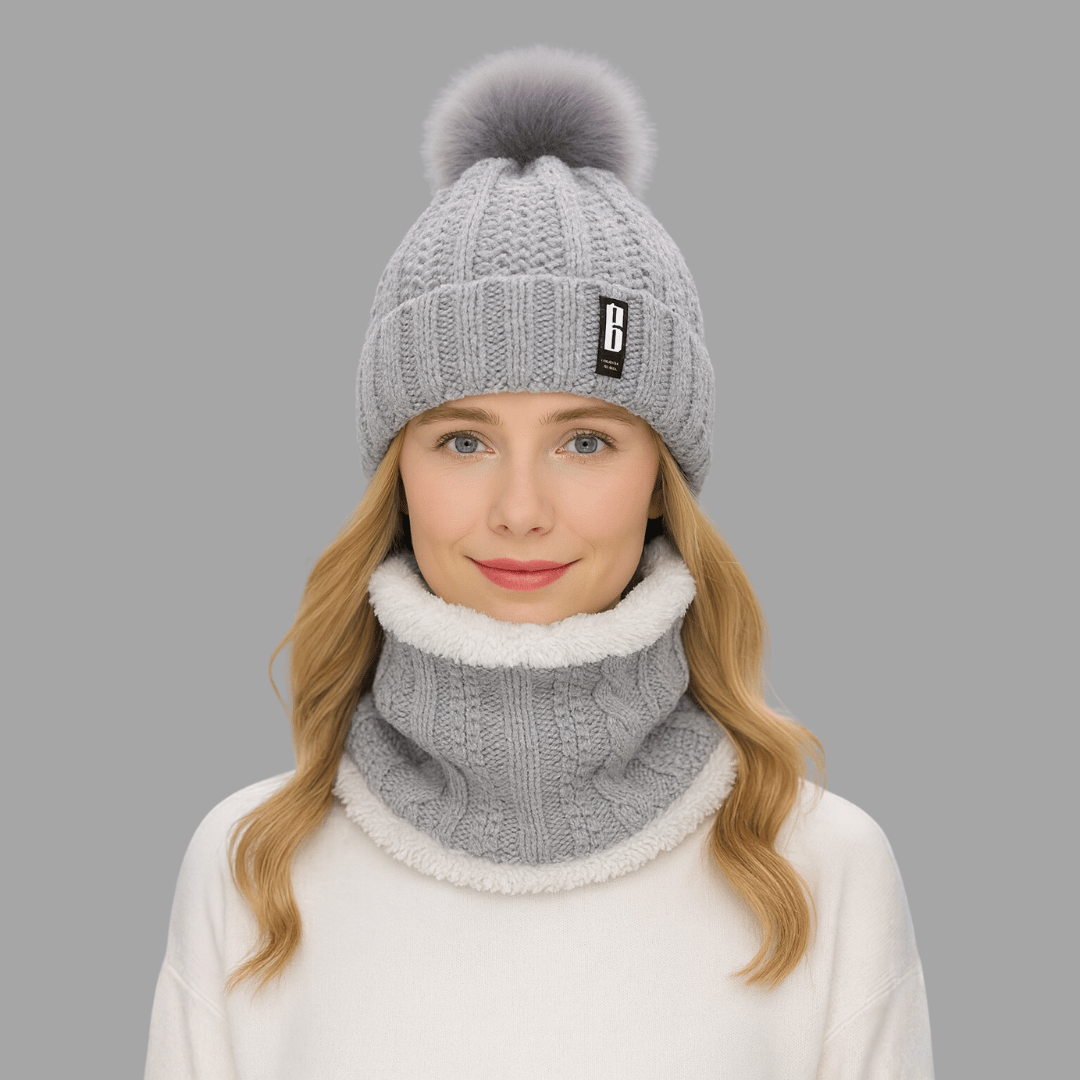 Détail de la doublure polaire intérieure du bonnet