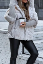 Veste bomber femme à capuche