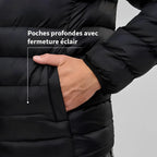 Veste chauffante unisexe à capuche