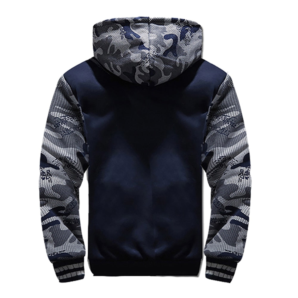 Doublure polaire interieure de la veste a capuche homme