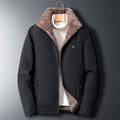 Veste coupe-vent homme doublee polaire, vue de face