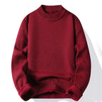 Pull polaire homme coloris orange