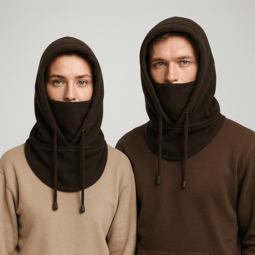 Cagoule polaire mixte pour l'hiver