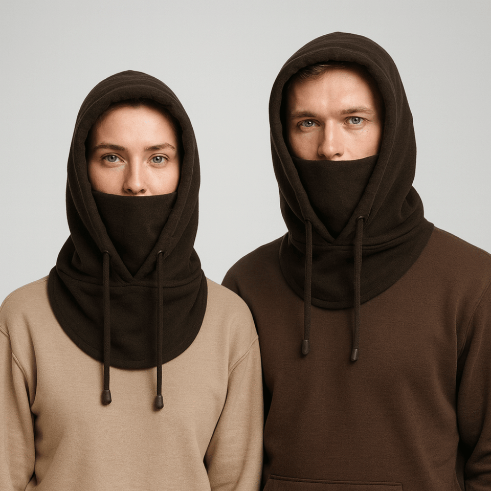 Cagoule polaire mixte pour l'hiver
