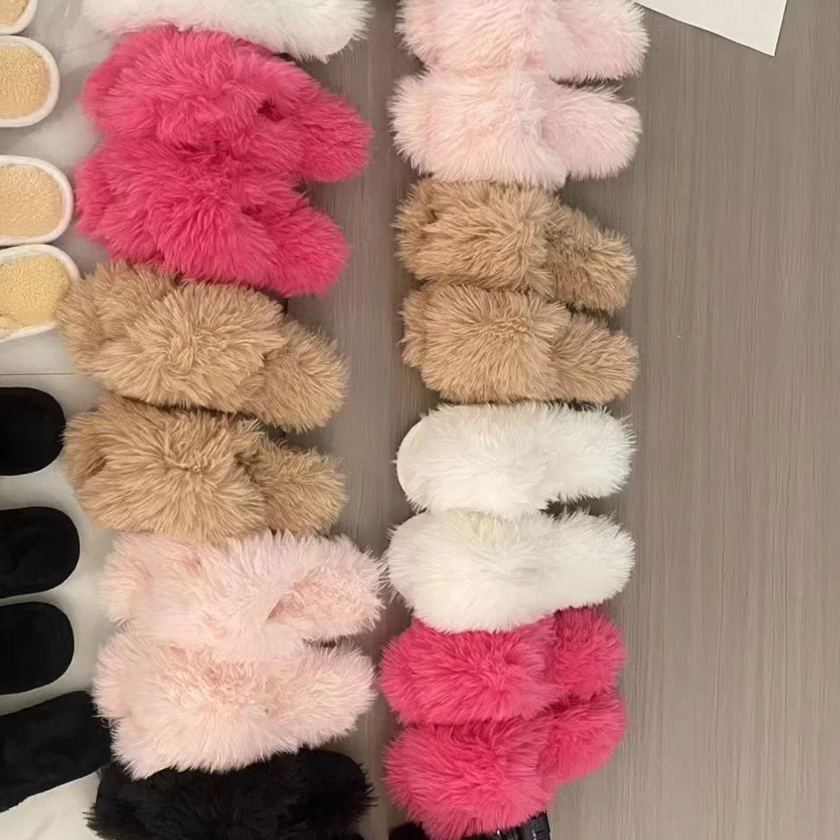 Ensemble des coloris de chaussons polaires femme