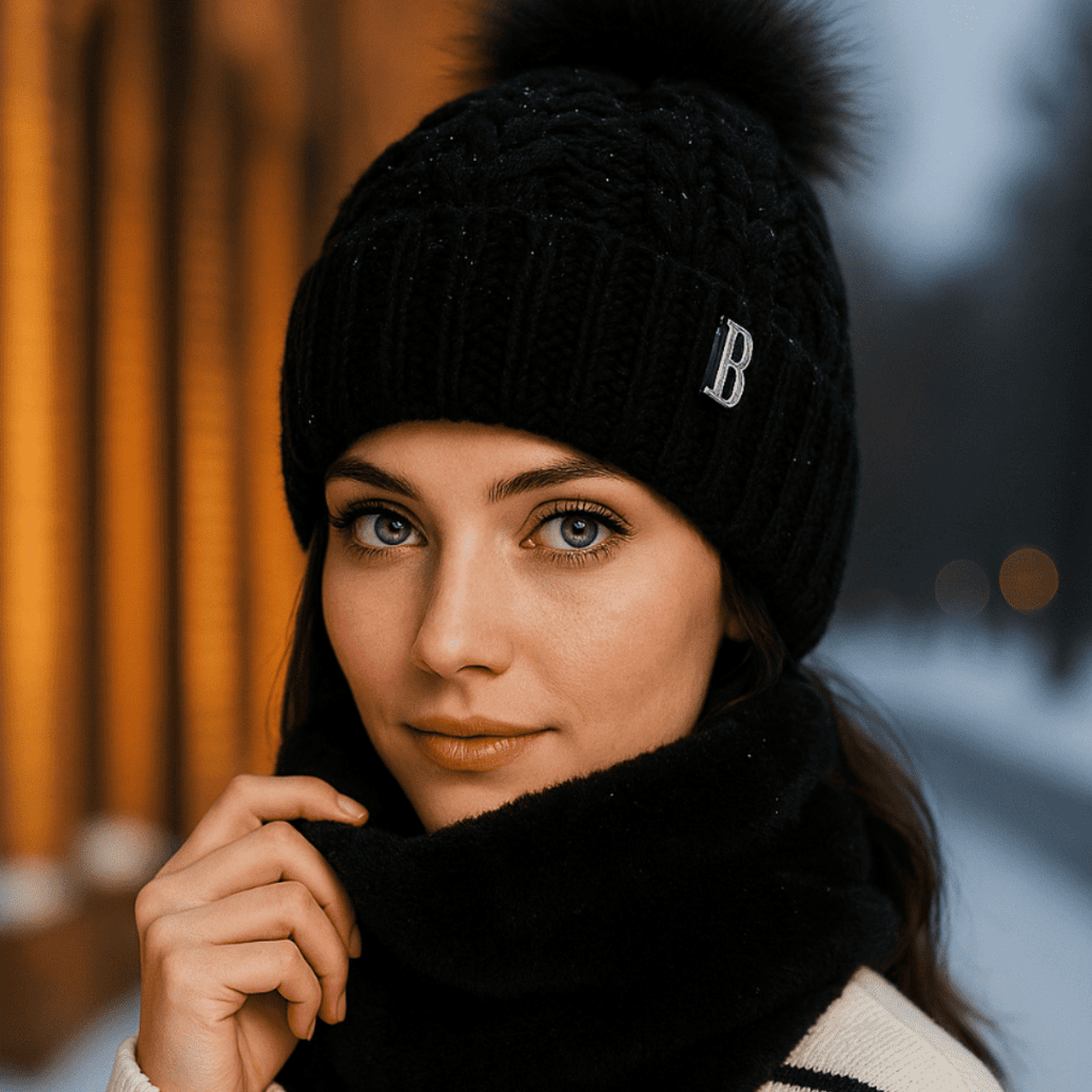 Coloris disponibles de l'ensemble bonnet et tour de cou