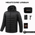 Veste chauffante unisexe à capuche