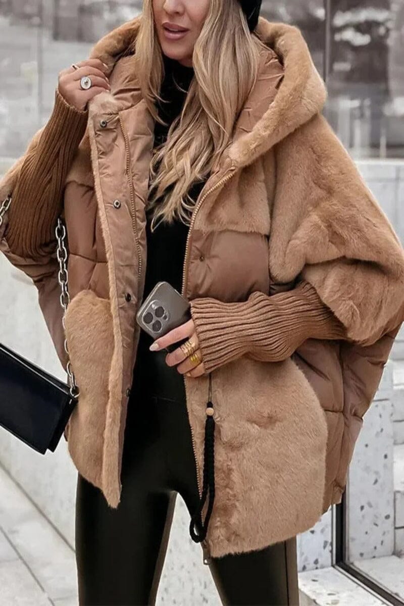 Veste bomber femme à capuche