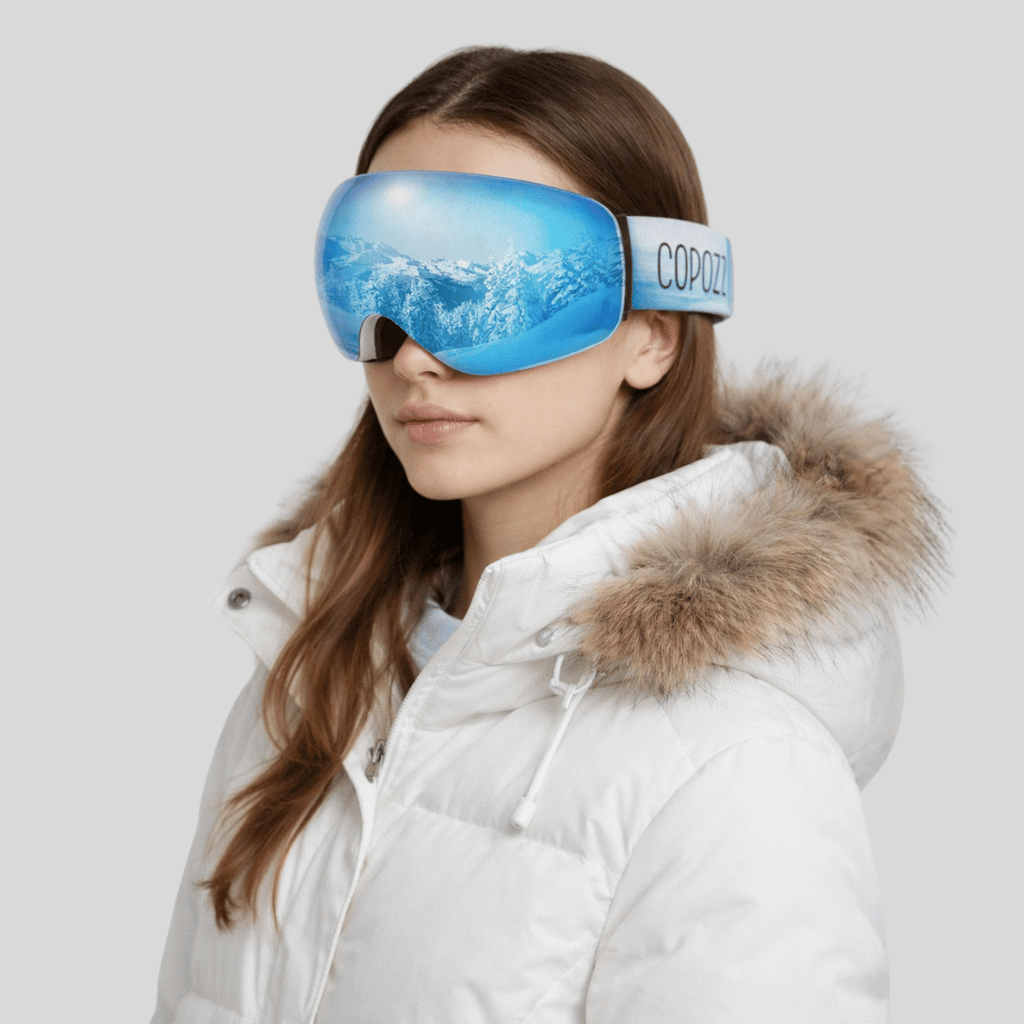 Masque de ski mixte antibuée avec protection UV400